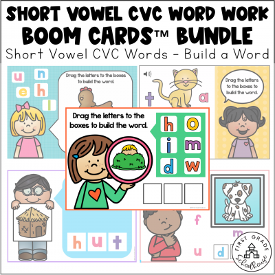 CVC Build a Word Boom Cards