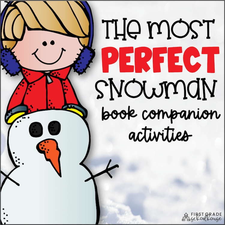 The Most Perfect Snowman book companion activities product.