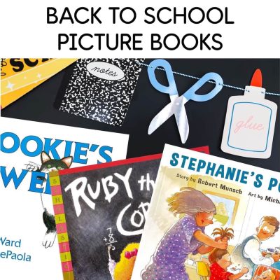 Back to School Picture Books Blog Post Cover