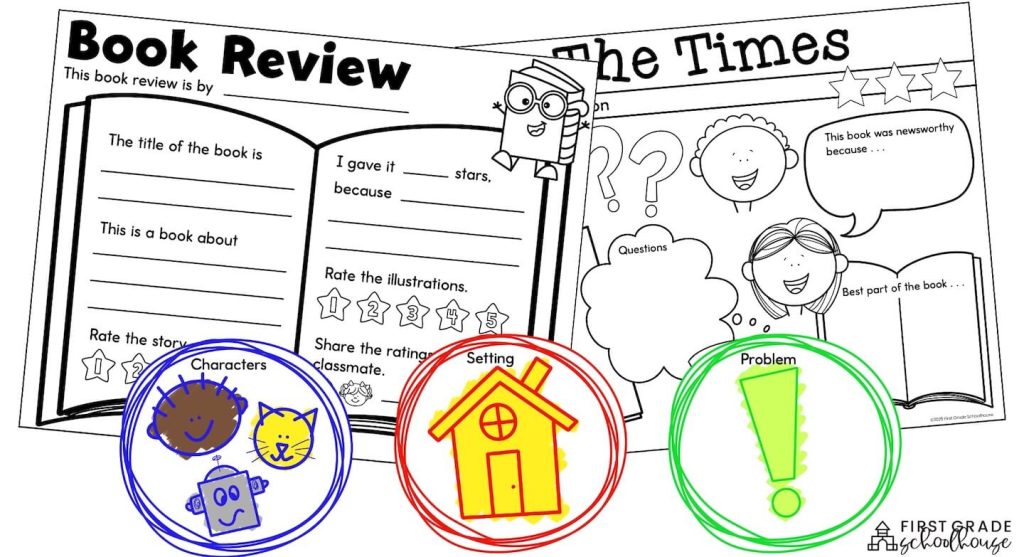 Back to School Read Aloud Activities for 1st grade educational product image